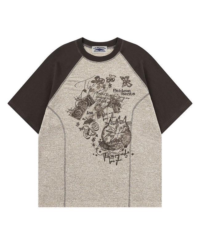 Retro Casual Versatile Short Sleeve Hover Image