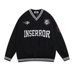 American retro letter long sleeves