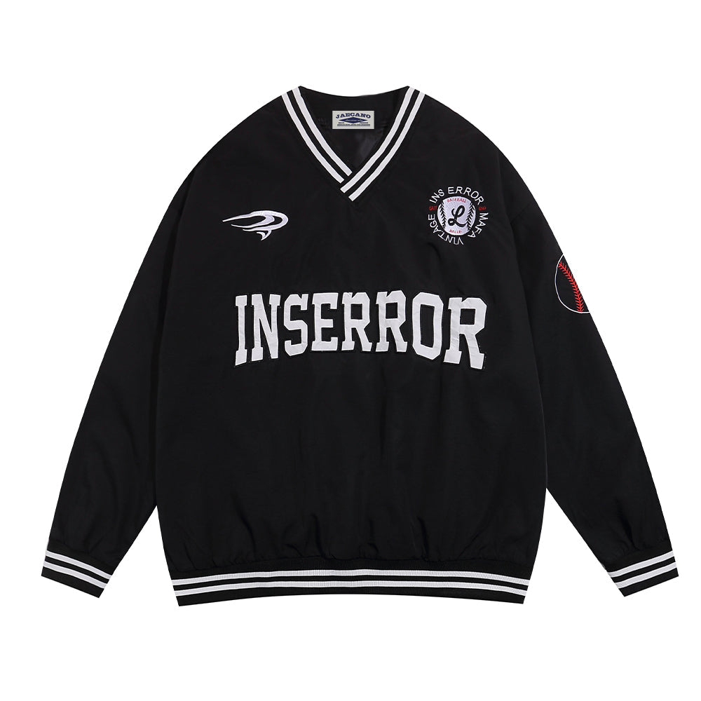 American retro letter long sleeves