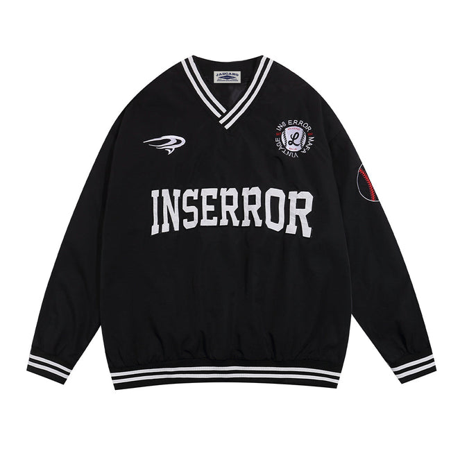 American retro letter long sleeves Hover Image