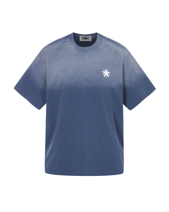 Spray-painted tie-dye T-shirt Main Image