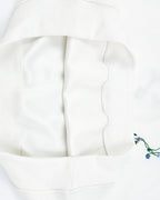 Floral embroidered sweatshirt hoodie