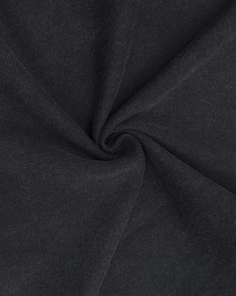 Vintage washed distressed short-sleeved shirt
