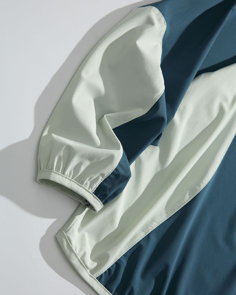 Patchwork Casual Hoodie