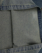 Washed distressed short sleeves