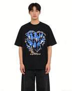 Creative Heart-Shaped Short-Sleeve
