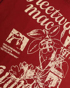Retro letter short sleeves