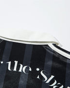 Retro contrast striped short sleeves