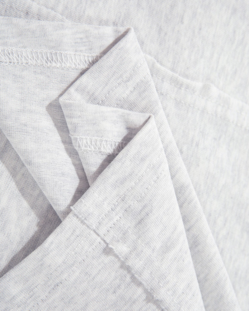 Loose lapel short-sleeved