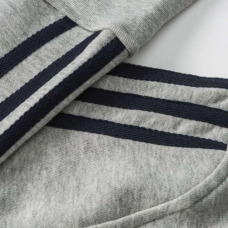 Retro Color Block Three Stripes Sweatshirt