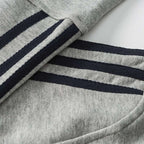 Retro Color Block Three Stripes Sweatshirt