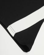 Color Block Casual Short Sleeve