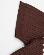 Retro knit short sleeve