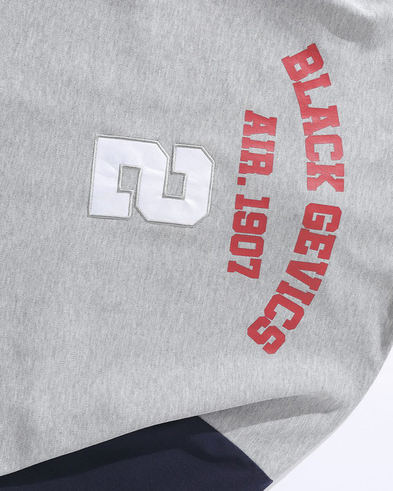 Sports style patchwork short sleeves