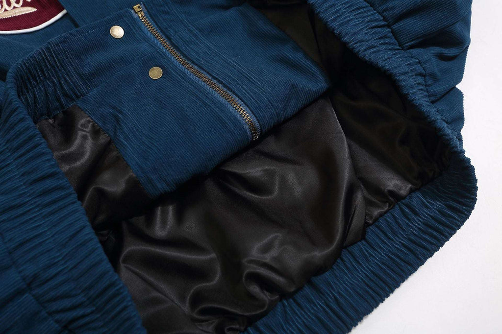 Versatile vintage embroidered lapel jacket