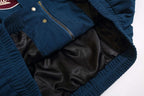 Versatile vintage embroidered lapel jacket