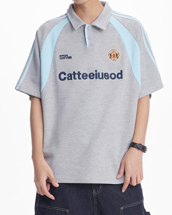 Colorblock polo short sleeves Main Image