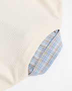 Faux two-piece polo shirt