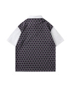 Faux Two-Piece Tie Short Sleeve
