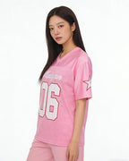 Embroidered casual short sleeves