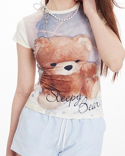 Cute bear short sleeves