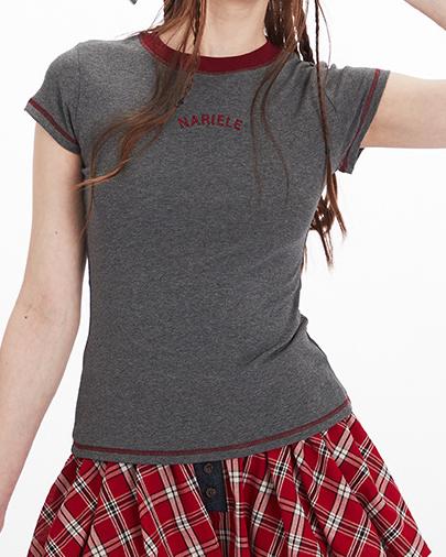 Casual simple short sleeve