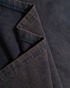 Washed distressed short-sleeved shirt