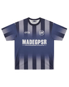 Gradient striped athletic t-shirt