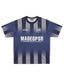 Gradient striped athletic t-shirt