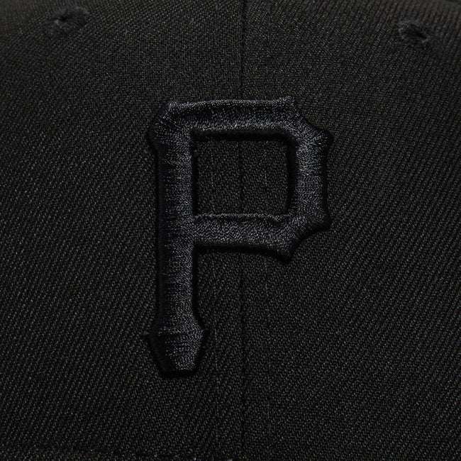 New Era 9Fifty MLB Basic Pittsburgh Pirates Snapback Hat - Black, Black Main Image