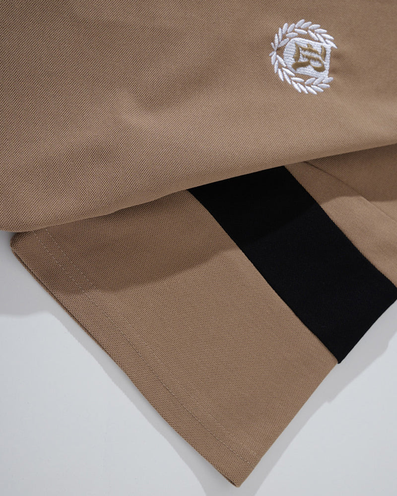 Digital Embroidered Short-Sleeve