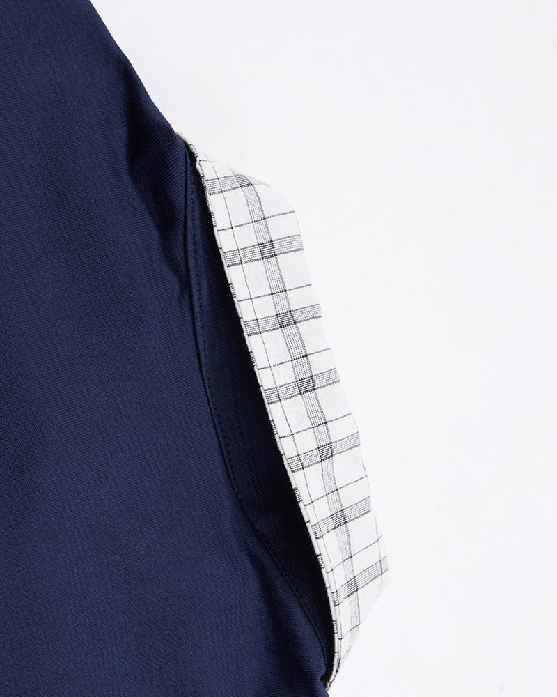 Faux two-piece loose casual long-sleeved