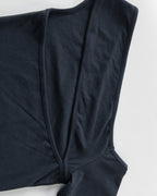 Asymmetrical neckline, fitted short-sleeved top (women's)