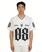 Sporty Digital Print Short Sleeve