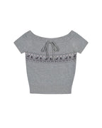 Off-the-shoulder top