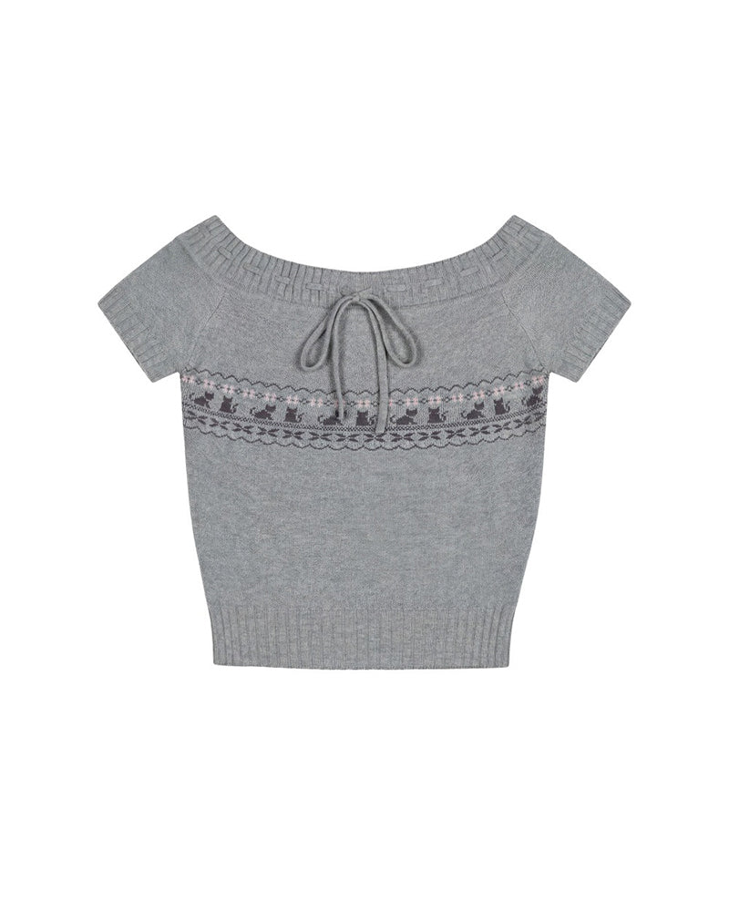 Off-the-shoulder top