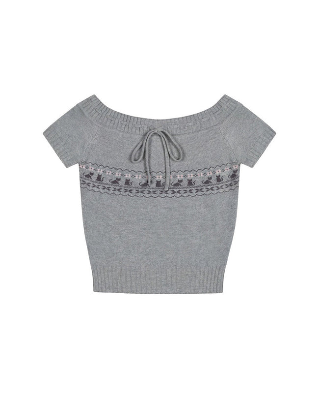 Off-the-shoulder top Hover Image