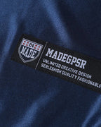 Spliced sports short sleeves