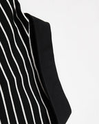 Color-blocked striped casual long-sleeved shirt