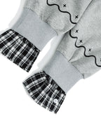 Fake two-piece lamb sweatshirt