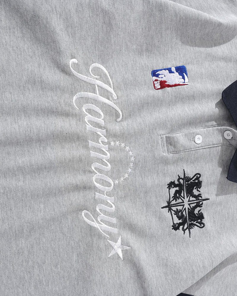 Sports style patchwork short sleeves