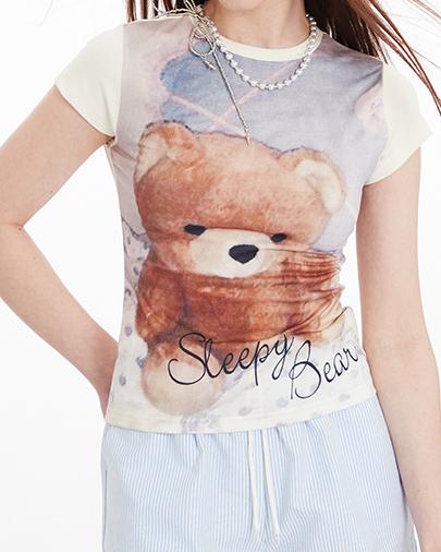 Cute bear short sleeves