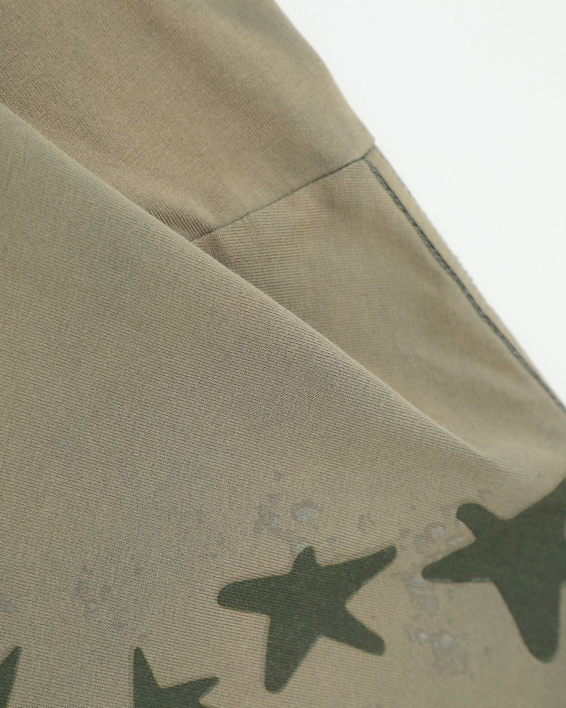 Distressed star short sleeve
