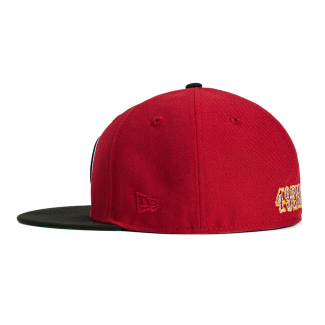 New Era 59Fifty San Francisco 49ers 1996 Draft Patch Hat - Cardinal, Black Main Image