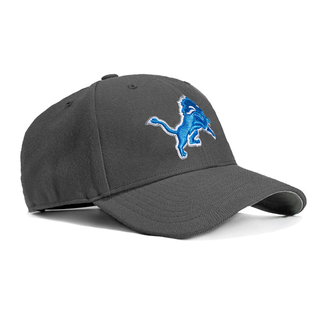 47 Brand Detroit Lions MVP Adjustable Velcro Hat - Charcoal Hover Image