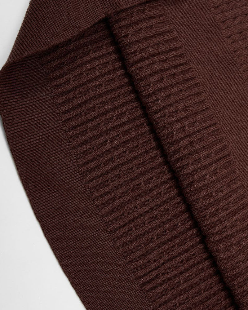 Retro knit short sleeve