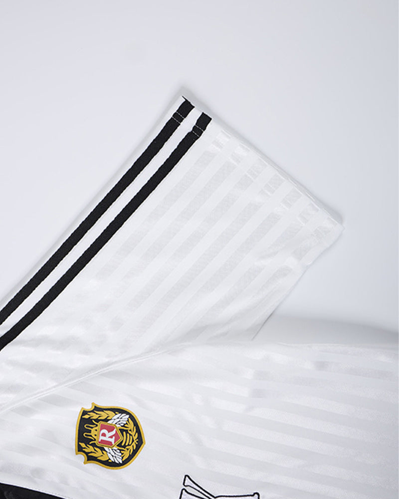 Striped athletic T-shirt