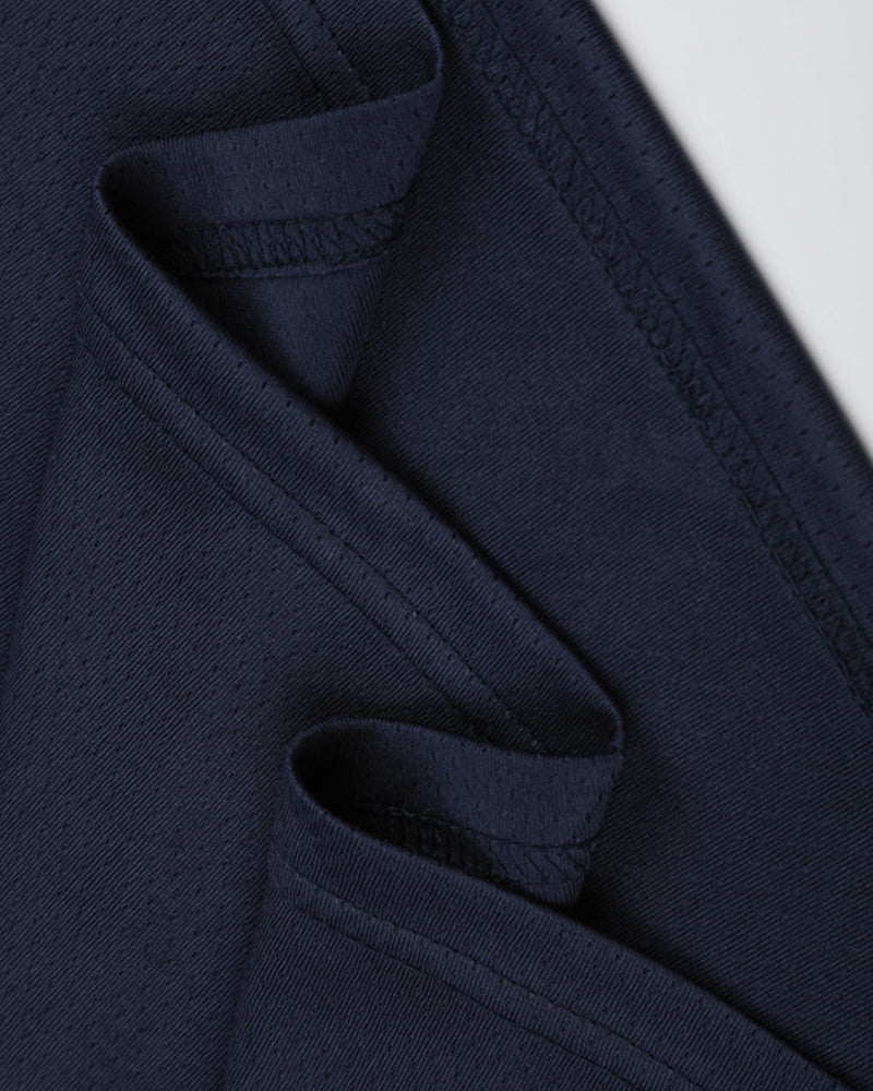 spliced sports short-sleeved shirt