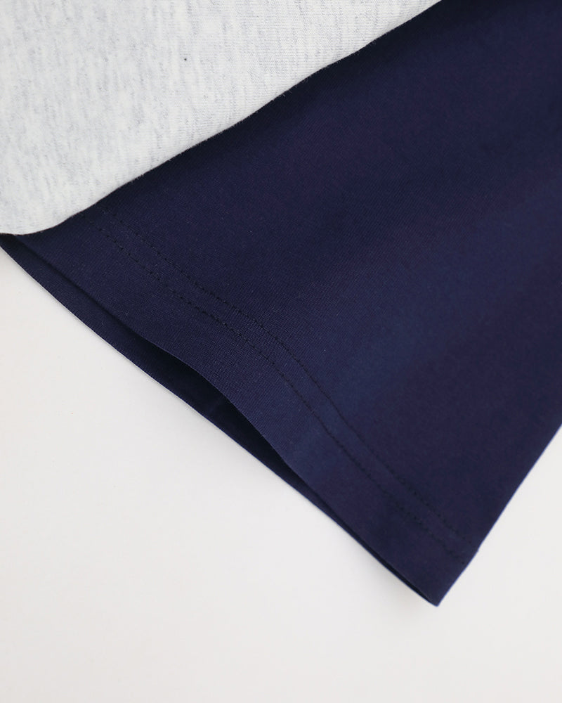 Casual Colorblock Short-Sleeved Shirt
