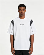 Contrast color short sleeves